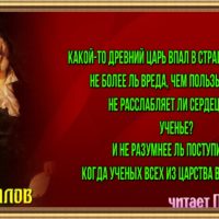 Водолозы Иван Крылов читает Павел Беседин