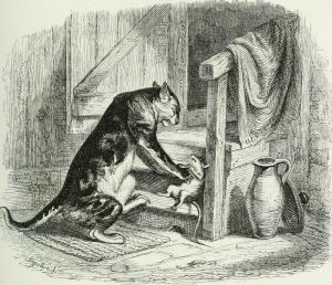 Кот и старая Крыса, Жан де Лафонтент ,Басня